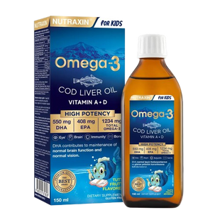 Nutraxin Kids Омега-3 риб&rsquo;ячий жир розчин 150 мл 39138 фото
