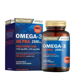 Nutraxin Вітамін Омега-3 Ультра м&rsquo;які капсули 2500 мг №30 38478 фото